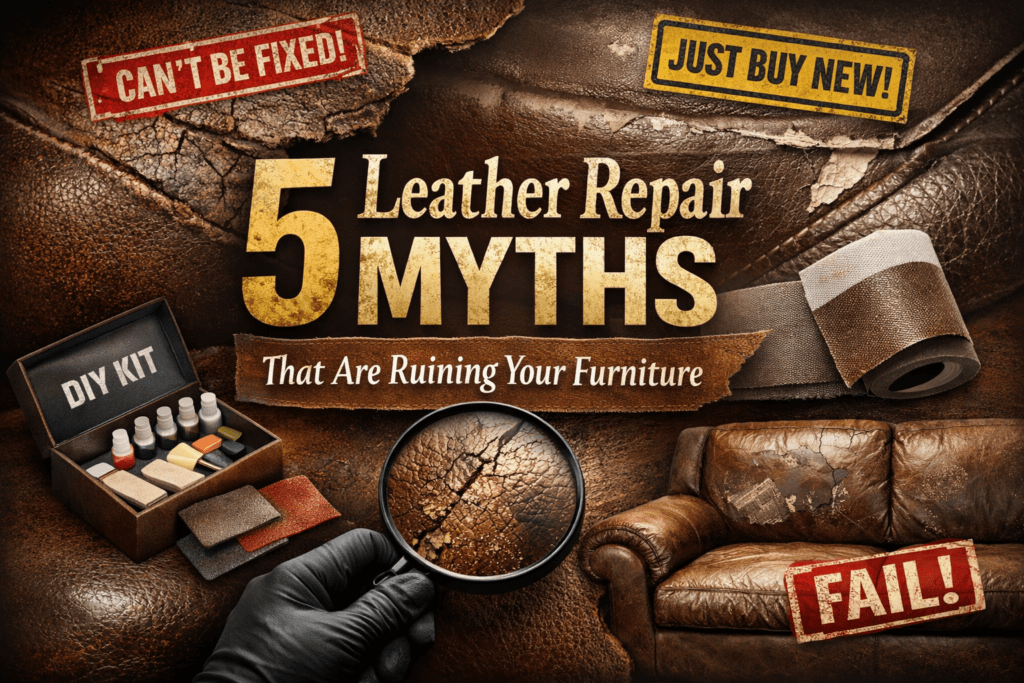 5 Leather Repair Myths That Are Ruining Your Furniture 1 leather repair myths